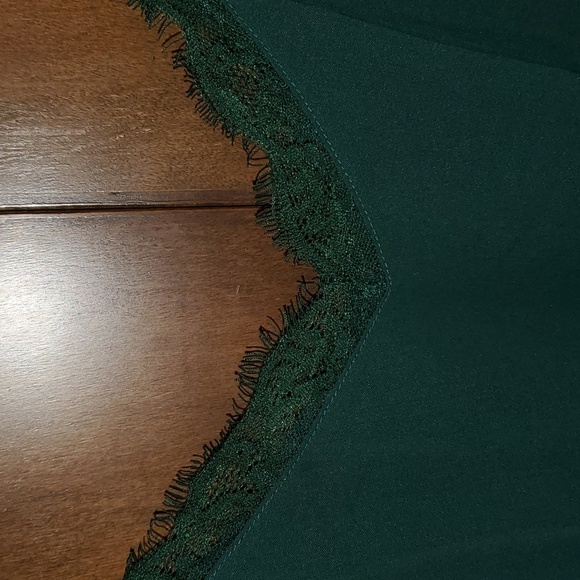 Forest Green Lace Cami XS - Picture 3 of 8